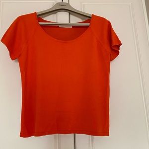 Dana Buchman beautiful orange colour top. Sz M